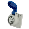 เต้ารับแบบฝังตรง (IP44) 2P+E 3P/230V 6h
