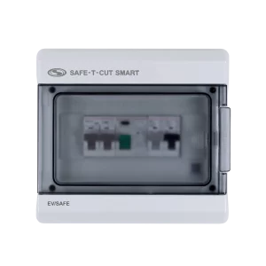 EV/SAFE : กล่องกันน้ำกันฝุ่น +RCCB Type B (2P/40A) +MCB (2P/40A) +เบรกเกอร์ย่อย1P รุ่น WR-7-01